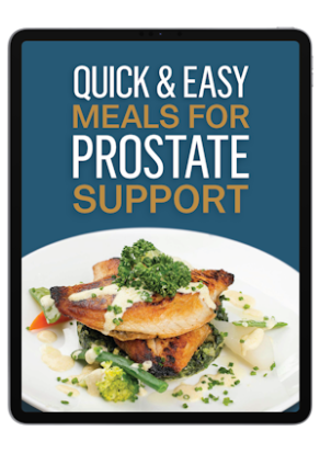 Bonus meal plan guide designed to support male health and healthy prostate function through nutrition